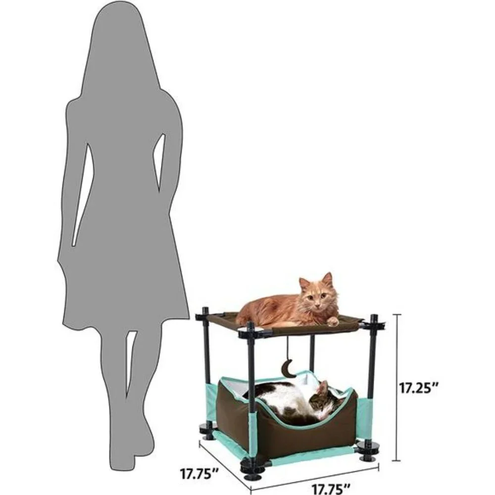Kitty City Claw Indoor and Outdoor Mega Kit Cat Furniture, Cat Sleeper